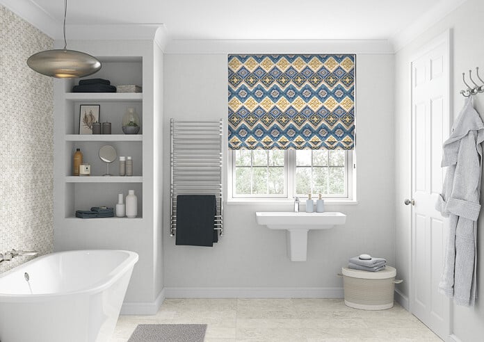 Navajo, Indigo - Twist&Fit Roman Blind - Image 5